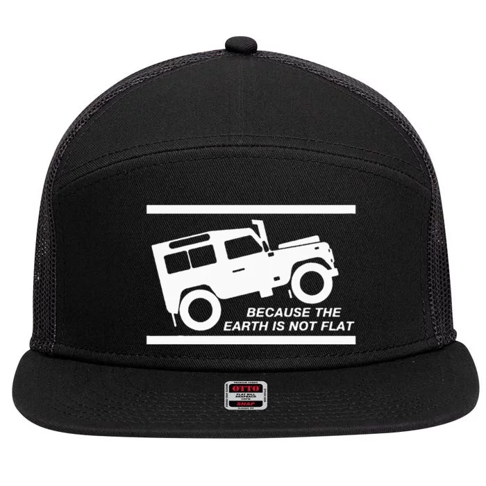 4x4 Land Earth Rover 7 Panel Mesh Trucker Snapback Hat