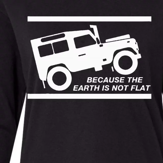 4x4 Land Earth Rover Womens Cotton Relaxed Long Sleeve T-Shirt