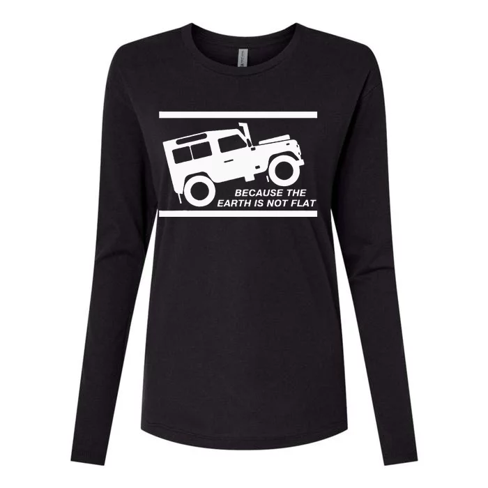 4x4 Land Earth Rover Womens Cotton Relaxed Long Sleeve T-Shirt