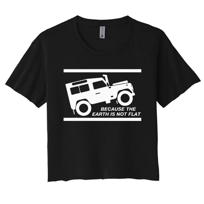 4x4 Land Earth Rover Women's Crop Top Tee