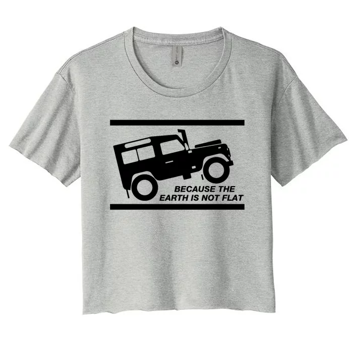 4x4 Land Earth Rover Cool Gift Women's Crop Top Tee