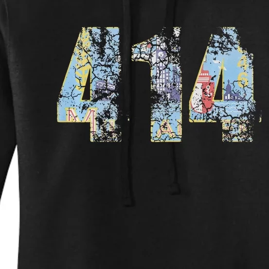 414 Milwaukee Flag Wisconsin Men Women Kids Women's Pullover Hoodie