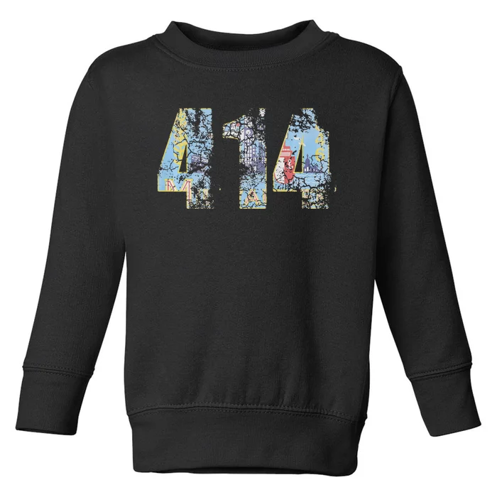 414 Milwaukee Flag Wisconsin Men Women Kids Toddler Sweatshirt