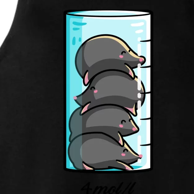 4 Moles Per Litre Chemistry Science Joke Ladies Tri-Blend Wicking Tank