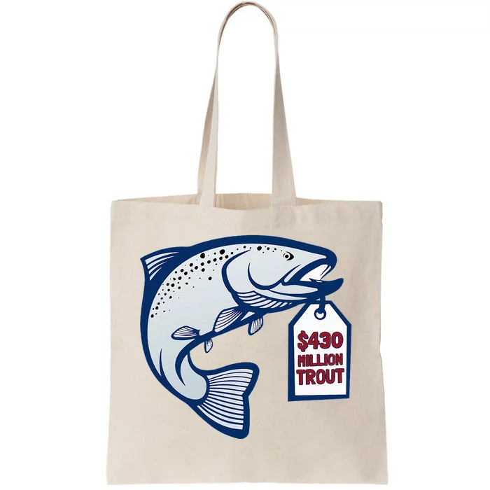 $430 Million Trout Contract Baseball Fan Tote Bag