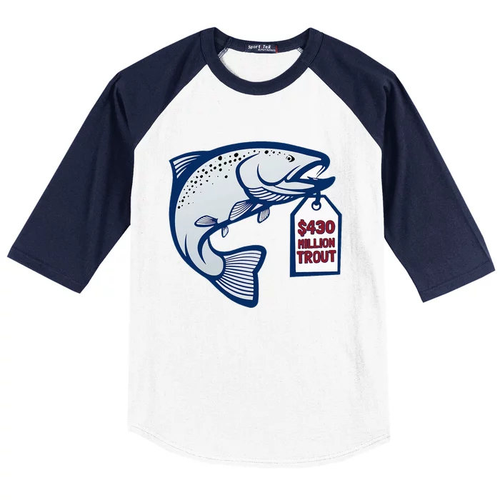 $430 Million Trout Contract Baseball Fan Baseball Sleeve Shirt