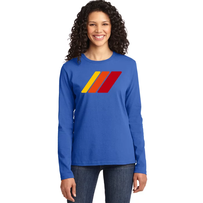 4runner Nation Retro Trd Racing Stripes Badge Funny Gift Ladies Long Sleeve Shirt