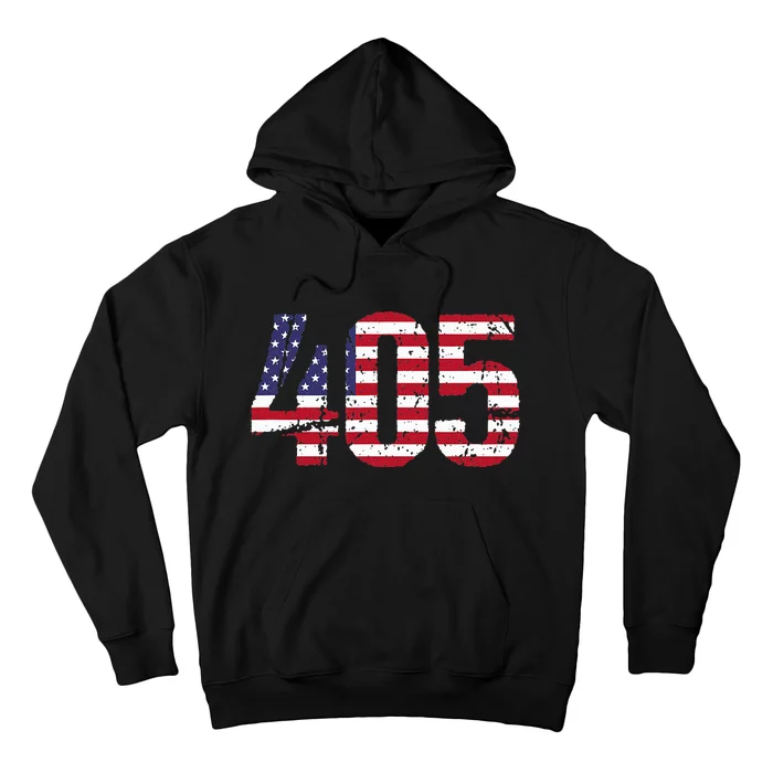 405 Oklahoma Area Code Hoodie