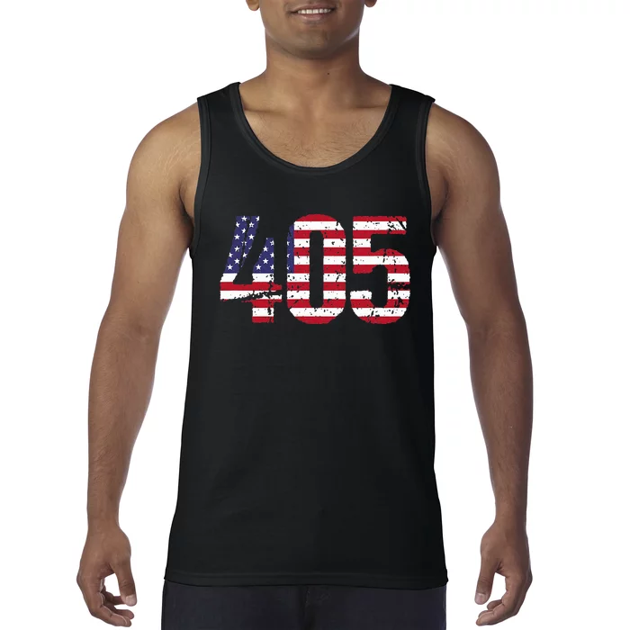 405 Oklahoma Area Code Tank Top