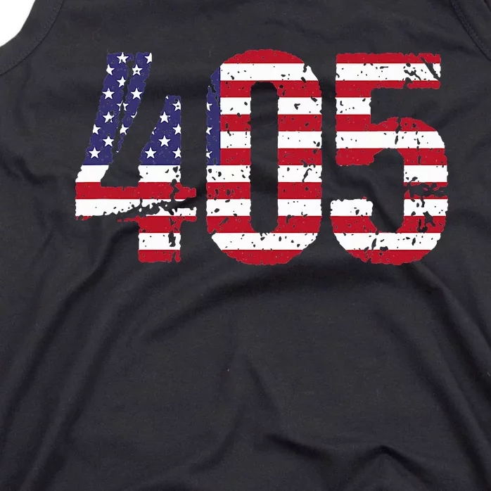 405 Oklahoma Area Code Tank Top