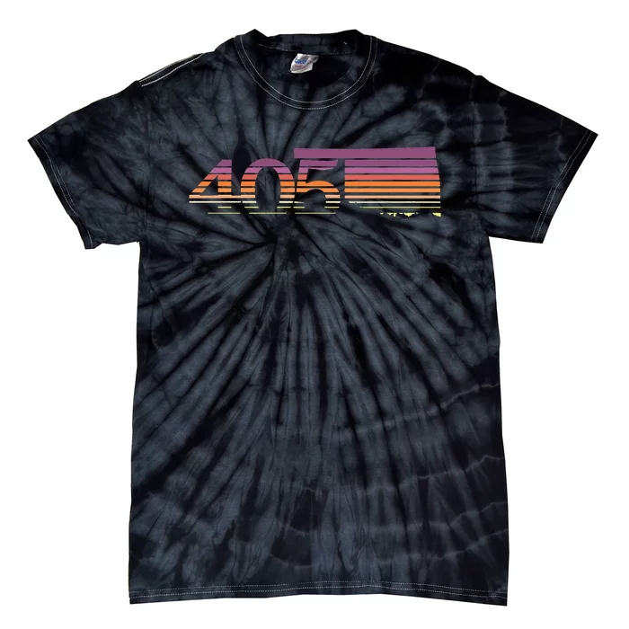 405 Oklahoma City Souvenir Gift Okc Tie-Dye T-Shirt