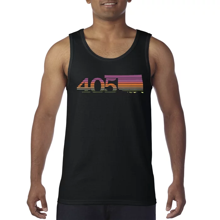 405 Oklahoma City Souvenir Gift Okc Tank Top