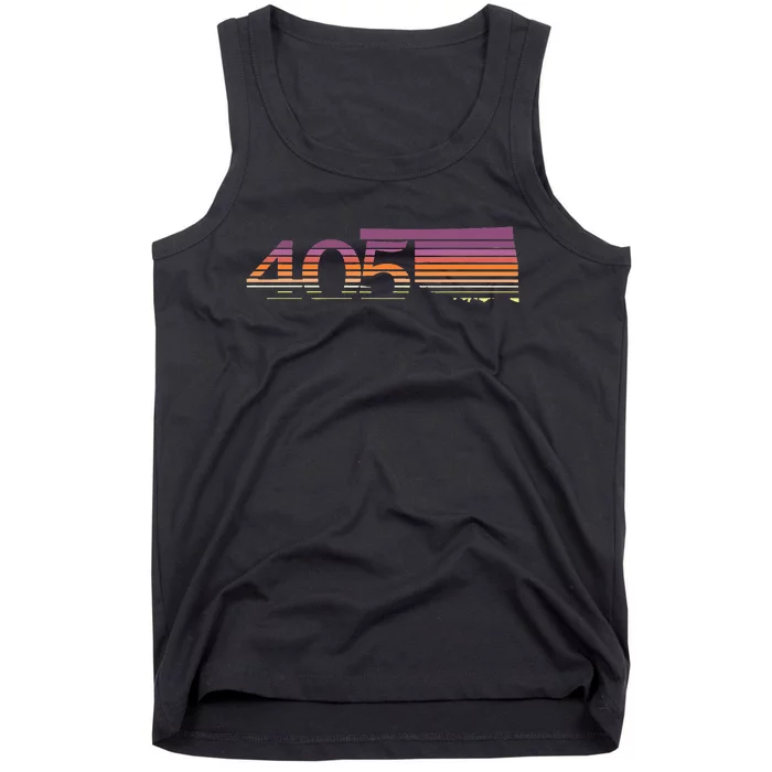 405 Oklahoma City Souvenir Gift Okc Tank Top