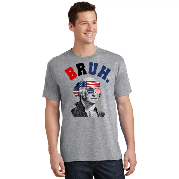 4th Of July George Washington Bruh Usa Funny Festive T-Shirt