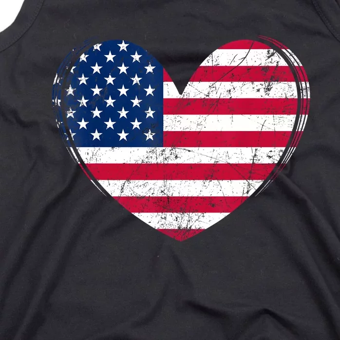 4Th Of July American Flag Patriotic Tank Top