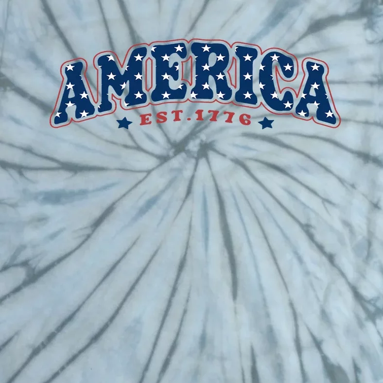 4th of july America Est 1776 4th july Tie-Dye T-Shirt