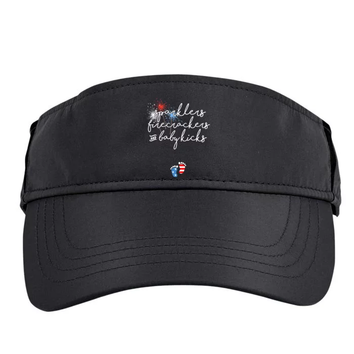 4th Of July Pregnancy Announcement Adult Drive Performance Visor