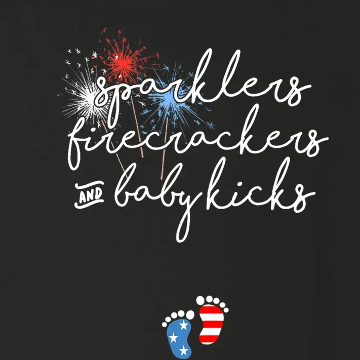 4th Of July Pregnancy Announcement Toddler Long Sleeve Shirt