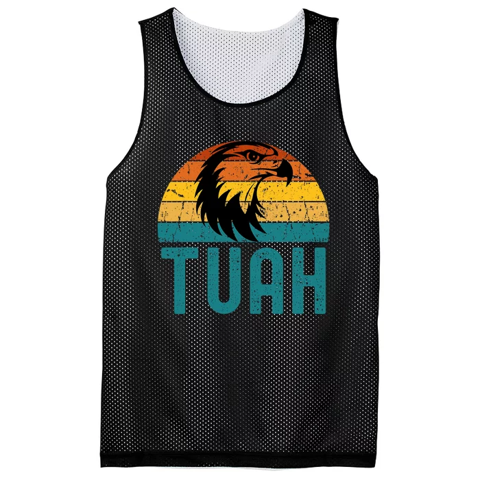 4th Of July Patriotic Usa Hawk Tuah Spit On That Thing Mesh Reversible Basketball Jersey Tank