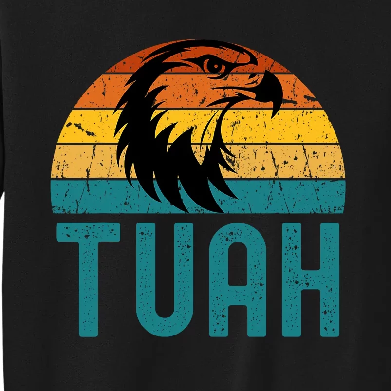 4th Of July Patriotic Usa Hawk Tuah Spit On That Thing Tall Sweatshirt