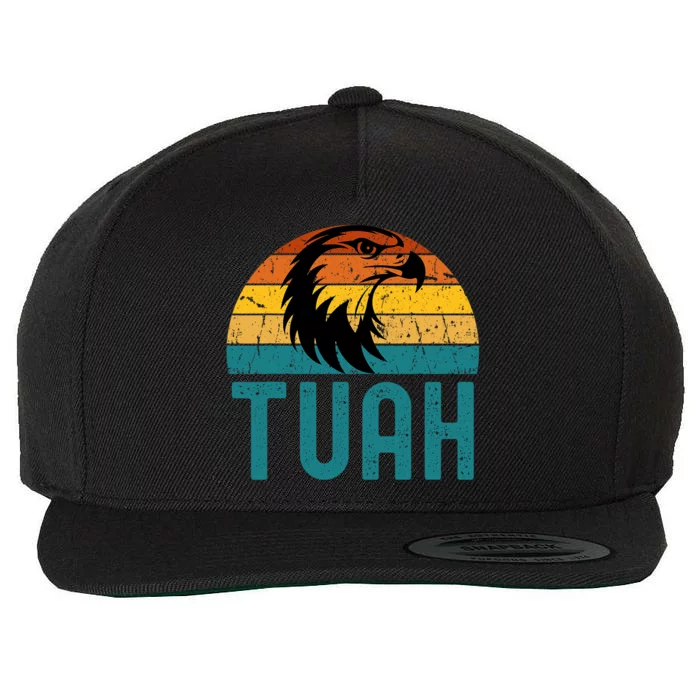 4th Of July Patriotic Usa Hawk Tuah Spit On That Thing Wool Snapback Cap