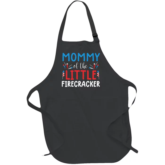 4th of july for  mommy of the little firecracker Full-Length Apron With Pocket