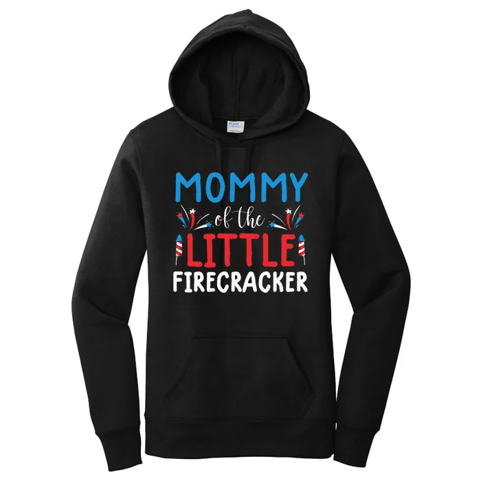 4th of july for  mommy of the little firecracker Women's Pullover Hoodie