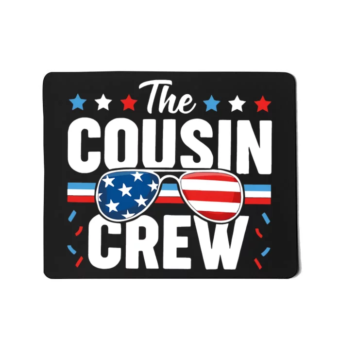 4th Of July Patriotic Cousin Crew Mousepad