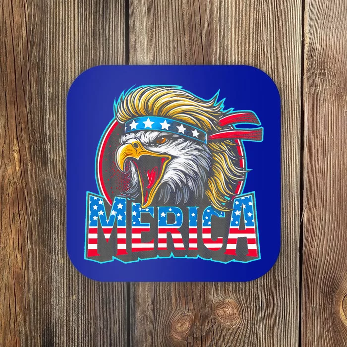 4th Of July Patriotic Eagle July 4th Usa Merica Coaster