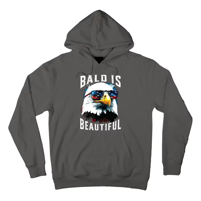 4th Of July Independence Day Bald Eagle Bald Is Beautiful Hoodie