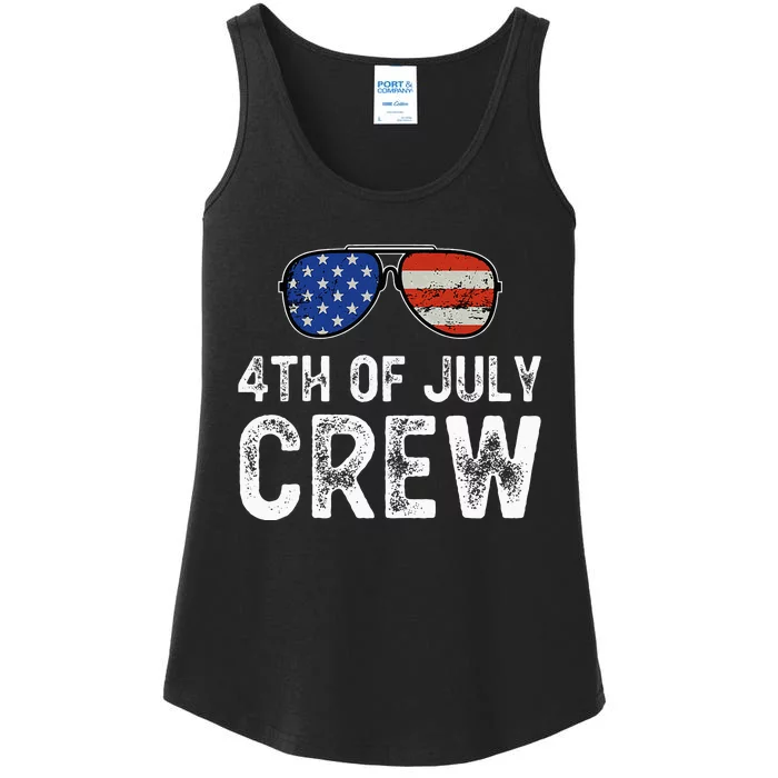 4th of July Crew Matching Family Outfits Ladies Essential Tank