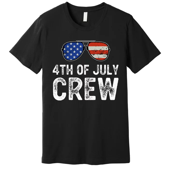 4th of July Crew Matching Family Outfits Premium T-Shirt