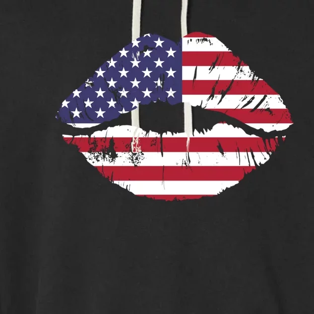 4th Of July For Freedom Us Flag Patriot Independence Gift Garment-Dyed Fleece Hoodie