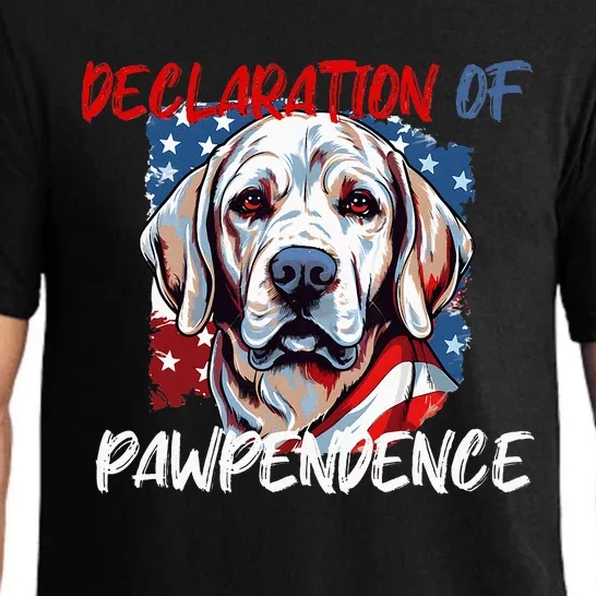 4th Of July Patriotic Labrador Retrievers Pajama Set