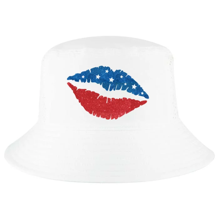 4th Of July Lips Celebration Cool Comfort Performance Bucket Hat