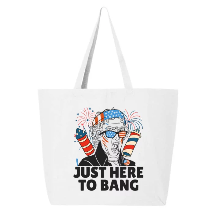 4th Of July Independence Day USA American Funny Fireworks 25L Jumbo Tote