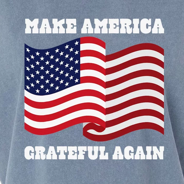 4th of July USA Make America Grateful Again! Garment-Dyed Women's Muscle Tee