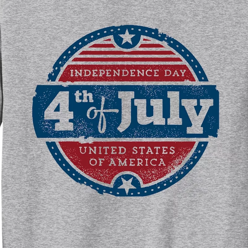 4th Of July Independence Day USA United States Of America Tall Sweatshirt