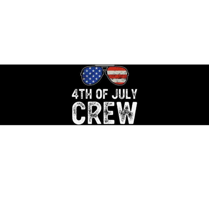 4th of July Crew Matching Family Outfits Bumper Sticker