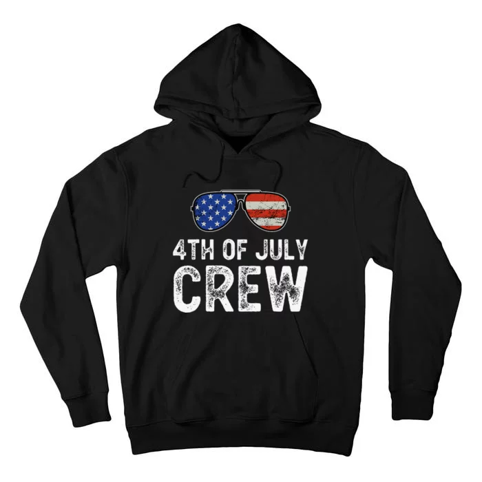 4th of July Crew Matching Family Outfits Tall Hoodie