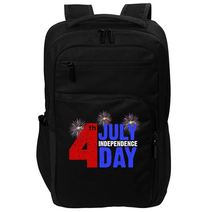 4th Of July Independence Day Fireworks Celebration Impact Tech Backpack