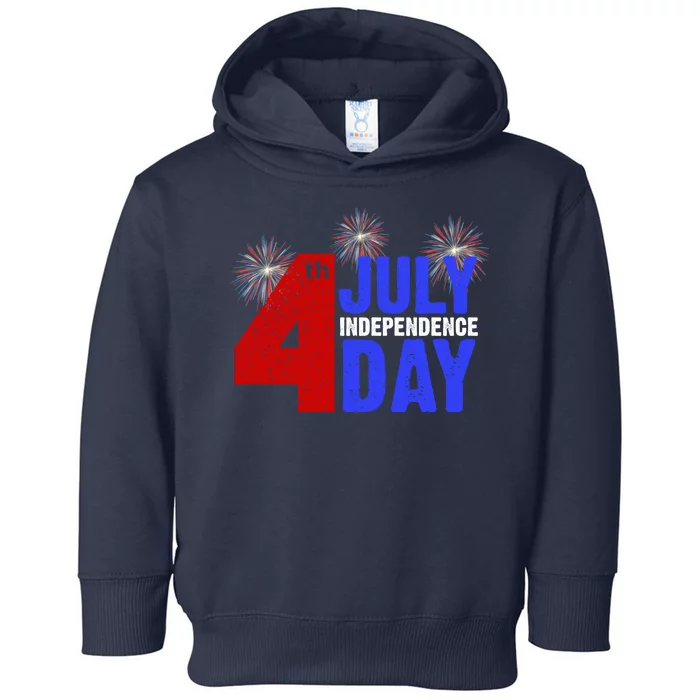 4th Of July Independence Day Fireworks Celebration Toddler Hoodie