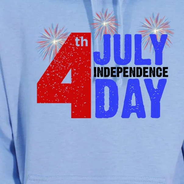 4th Of July Independence Day Fireworks Celebration Unisex Surf Hoodie