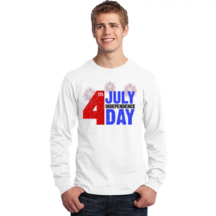 4th Of July Independence Day Fireworks Celebration Long Sleeve Shirt