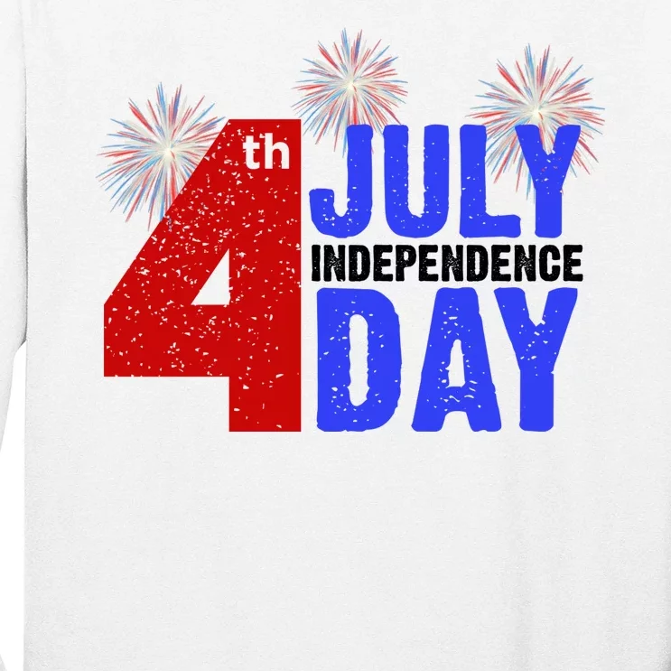 4th Of July Independence Day Fireworks Celebration Long Sleeve Shirt