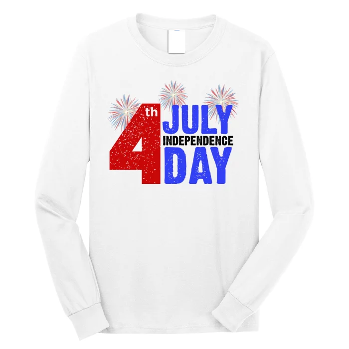 4th Of July Independence Day Fireworks Celebration Long Sleeve Shirt