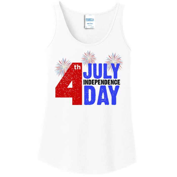 4th Of July Independence Day Fireworks Celebration Ladies Essential Tank