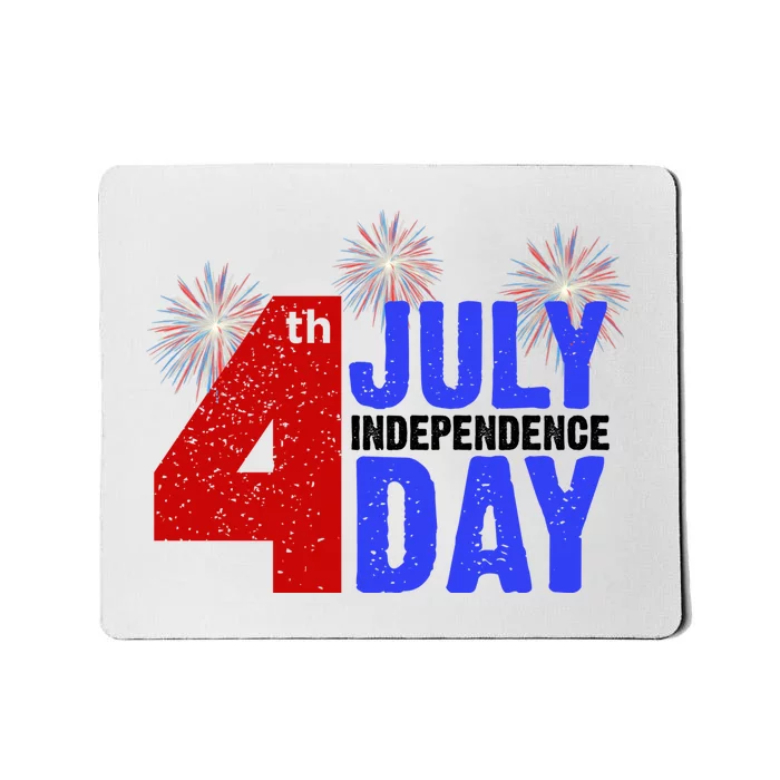 4th Of July Independence Day Fireworks Celebration Mousepad