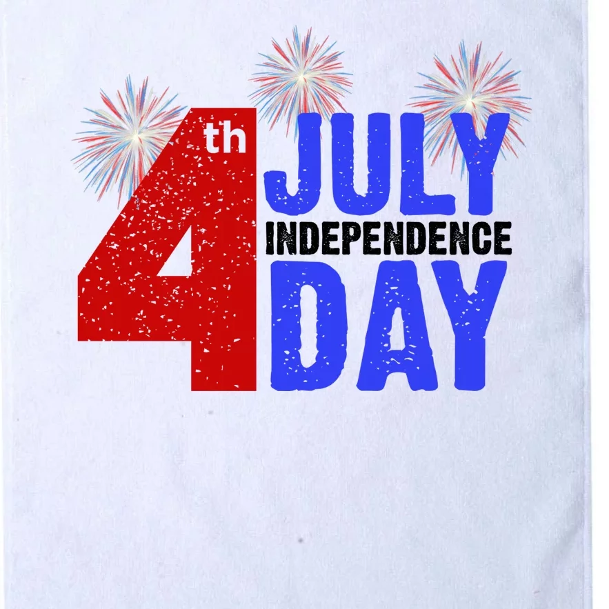 4th Of July Independence Day Fireworks Celebration Platinum Collection Golf Towel