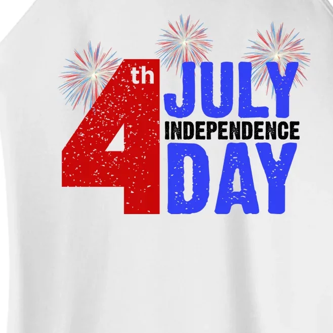 4th Of July Independence Day Fireworks Celebration Women’s Perfect Tri Rocker Tank